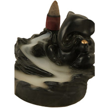 Smoke Fountain Ganesha Idol Decoration Items With 8 Pc Backflow Incense Cones Sticks