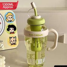 Handle Straw Leakproof Sipper For Kids/Adults (Approx 1300ml)