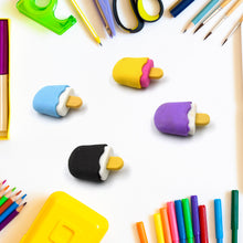 Ice Cream Eraser Set For Kids Educational Stationary Kit School Supplies (1 Set 4 Pc)