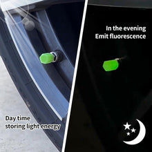 Tyre Luminous Glow Car Tire Valve Cap (4 Pcs Set)