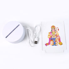 3d Lord Hanuman Frame With Soft White Light