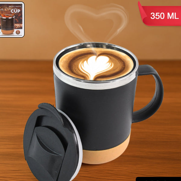 Insulated Coffee Mug With Spill-proof Lid (Approx 350ml)