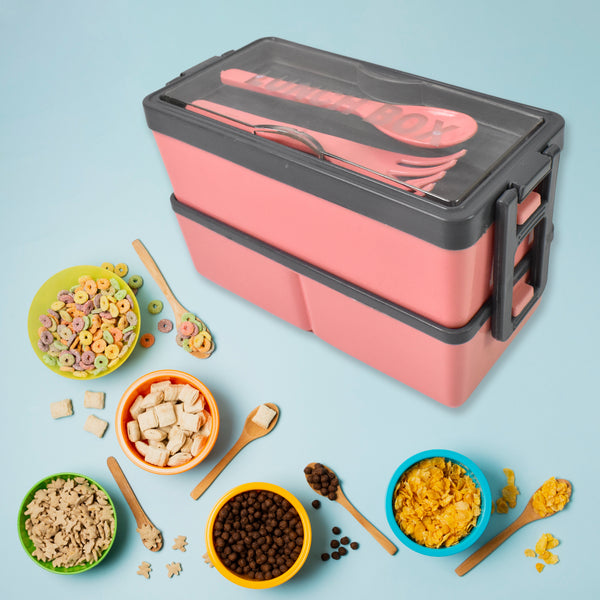 Leak Proof 3 Compartment Premium Lunch Box For Office