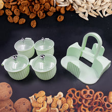 Dryfruit Serving Tray Set With Lid  4 Jar