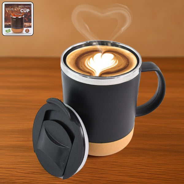 Insulated Coffee Mug With Spill-proof Lid (Approx 350ml)